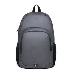 Lymech Tas 15.6 Inci Nilon Perjalanan Bisnis Tahan Air USB Laptop Antitheft Anti Pencurian Tas Ransel Wanita Pria Rahasia Saku