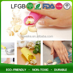 FDA LFGB silikon ürün, kaliteli ucuz silikon sarımsak soyucu/Sarımsak Cilt Sökücü araçları