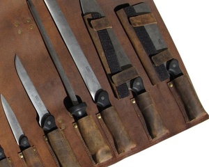 Estuche de Cuero <span class=keywords><strong>para</strong></span> Cuchillos HIBO, Bolsa de Chef, Estuche de Cuchillos de Lujo - Product Image 5