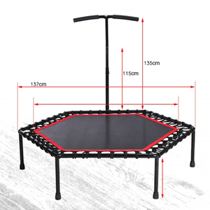 Mini Trampolín Interior Buggee de 48 Pulgadas con Materiales de Polipropileno y PVC para Niños y Niñas - Product Image 1