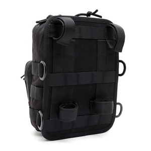 Sac <span class=keywords><strong>de</strong></span> <span class=keywords><strong>guidon</strong></span> fonctionnel en nylon 1000D, système Molle, imperméable, robuste, pour <span class=keywords><strong>moto</strong></span>, vélo, noir, 25x20x13cm, option <span class=keywords><strong>de</strong></span> logo personnalisé - Product Image 3