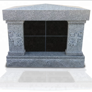 Estilo General obelisco lápida de granito columbario 4 nichos de Tombstone - Product Image 1