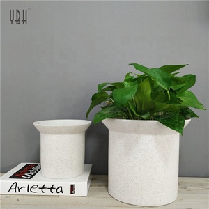 Simplism estilo moderno speckle de cristal decoración de jardín de cerámica macetas para plantas de interior - Product Image 4