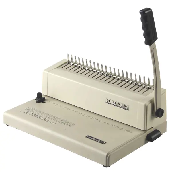 SIGO Thương Hiệu C12 Nhựa Comb Binding Máy Cho Sử Dụng Văn Phòng