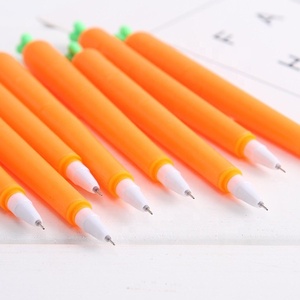 Venta caliente lindo simulado zanahoria <span class=keywords><strong>Gel</strong></span> Pen 0,38mm <span class=keywords><strong>de</strong></span> <span class=keywords><strong>Gel</strong></span> <span class=keywords><strong>de</strong></span> silicona <span class=keywords><strong>de</strong></span> la <span class=keywords><strong>pluma</strong></span> - Product Image 4