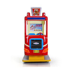 Hotselling camión de <span class=keywords><strong>bomberos</strong></span> 4 asiento tema paseos en el <span class=keywords><strong>parque</strong></span> de diversiones atracciones para niños Arcade Swing juego máquina para la venta - Product Image 1