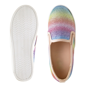 حذاء رياضي أنيق بألوان قوس قزح أطفالي بناتي - Product Image 4