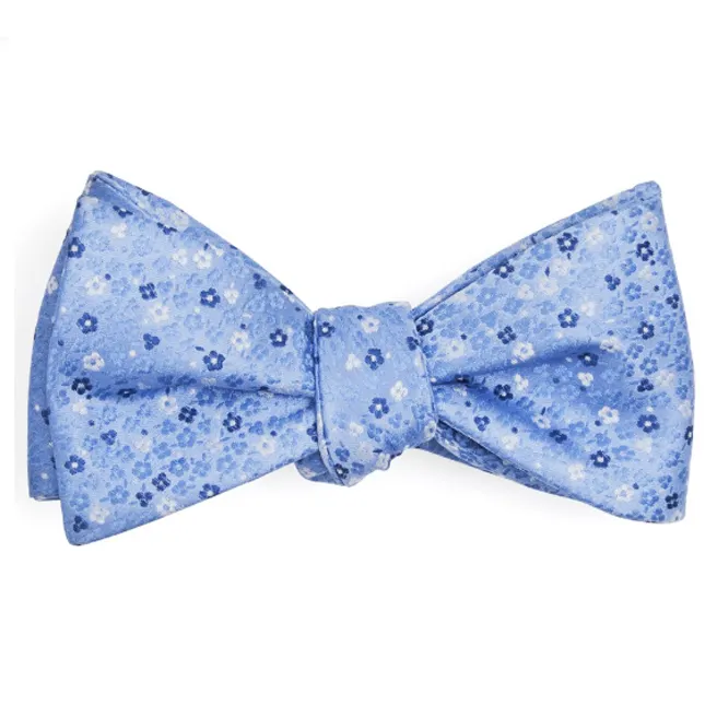 custom fine workmanship man floral silk bow tie