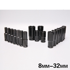 ประแจไฟฟ้า1/2 "ตัวขับพิเศษช่องเสียบแบบอัดอากาศลึกสำหรับซ่อมรถชุดเบ้าหกเหลี่ยมสูง8มม.-32มม. 78มม. - Product Image 2