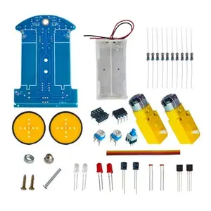 Hot selling D2-1 diy kit ligent tracking the car kit D2-1 patrol car parts DIY smart car diy