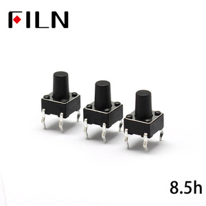 1000 Pcs 6*6*8.5mm <strong>DIP</strong> 12V 0.5A Push <strong>Button</strong> Micro <strong>Switch</strong> 4 PIN Tactile <strong>Tact</strong> Direct Plug-in Self-Reset Interruptor - Product Image 2