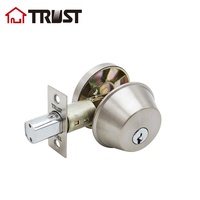 Vertrouwen 7331-SS Ansi Grade 3 Hoge Beveiliging Enkele Cilinder Dode-Bolt Thumb Turn Verstelbare Klink