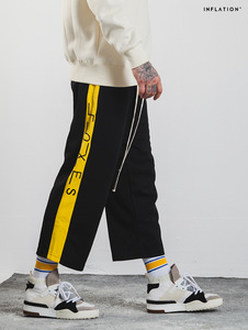 2019 venta al por mayor de los hombres deporte lado rayas recta de moda Jogger pantalones de sudor - Product Image 5