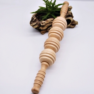 4 rollen <span class=keywords><strong>Muscle</strong></span> Therapie holz Massage <span class=keywords><strong>Stick</strong></span> - Product Image 1