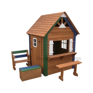 Esterno in <span class=keywords><strong>legno</strong></span> playhouse bambino cubby casa commercio all'ingrosso - Product Image 1