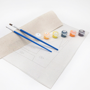 CHENISTORY Quadro Fai-da-Te con Immagine di Cartoni Animati per Bambini, Pittura Acrilica Moderna con <span class=keywords><strong>Calligrafia</strong></span>, Regalo Unico per Bambini 20x20cm - Product Image 3