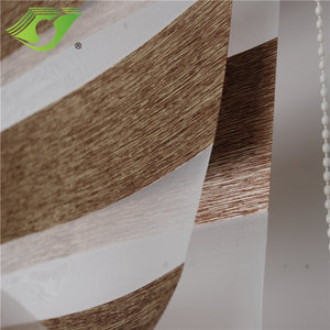 Coreano dual día <span class=keywords><strong>y</strong></span> noche tela superior de rodillos cebra persianas ventana cortina tela <span class=keywords><strong>romana</strong></span> persianas noche cebra - Product Image 6