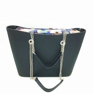 Borsa a Mano Grande Nera <span class=keywords><strong>Trapuntata</strong></span> in Schiuma EVA per Donna, Stile Urbano, per Lavoro - Product Image 1