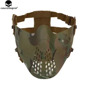 Emersongear тактический Airsoft сетки Уход за кожей лица Охота Стрельба CS военная Униформа пилот Пейнтбол защита маска