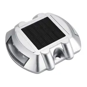 Imperméable à l'eau en aluminium moulé sous pression solaire d'allée actionné de dock de plate-forme de lampadaire XLTD-1515 solaire led marqueur d'avertissement pour la route