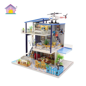 Barato muñeca casas fotos 3 piso 3d <span class=keywords><strong>casa</strong></span> <span class=keywords><strong>de</strong></span> muñecas 2018 - Product Image 2
