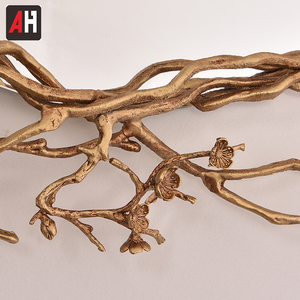 <span class=keywords><strong>Specchio</strong></span> Decorativo Contemporaneo Rotondo Grande a Forma di Farfalla in Rame - Product Image 5