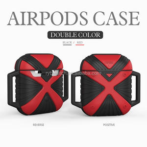 Nueva llegada de la venta <span class=keywords><strong>en</strong></span> <span class=keywords><strong>Amazon</strong></span> aire vainas con correa de silicona protectora cubierta <span class=keywords><strong>para</strong></span> Apple aire cápsulas Accesorios - Product Image 2