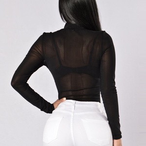 Venta al por mayor caliente urbano de moda Sexy erógena de malla de encaje Mono para las mujeres - Product Image 2