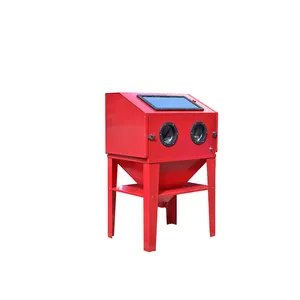 Bench Top Shot Blasting Cabinet mini sand blasting SBC350W micro sandblaster factory outlet