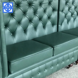 Francés personalizado KTV Karaoke <span class=keywords><strong>Bar</strong></span> muebles de cuero verde suave cómodo sofá Booth para restaurante con <span class=keywords><strong>el</strong></span> precio - Product Image 5
