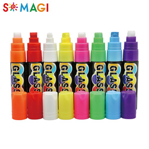 An toàn new stylish xóa khô ma thuật đầy màu sắc lỏng <span class=keywords><strong>chalk</strong></span> <span class=keywords><strong>marker</strong></span> ngòi cho hình ảnh cuốn sách - Product Image 1