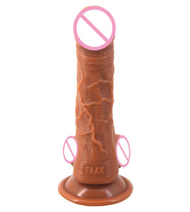 Dildo Realistico in PVC Morbido, Design Flessibile e Sicuro per il Corpo con Ventosa Potente per Uso Senza Mani - Product Image 5