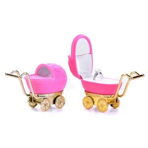 Boîte de rangement en velours, pour <span class=keywords><strong>bijoux</strong></span> en forme de voiture de bébé, expédition au client - Product Image 3