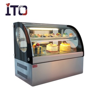 Vitrina Curva para Pasteles con Base de Mármol, Exhibidor Refrigerado para Panadería, Proveedor Chino - Product Image 2