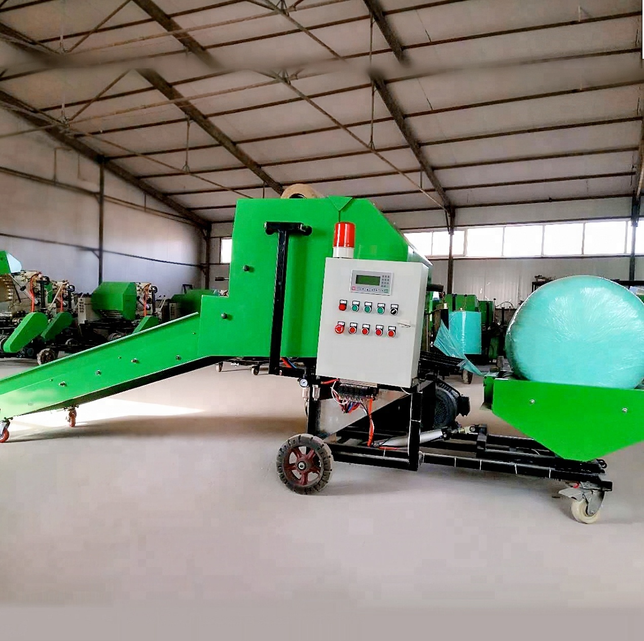 Мини круглая машина для упаковки пленки