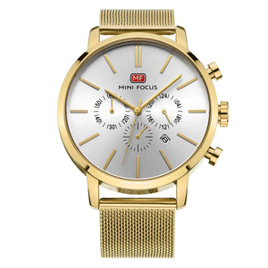 Delgado Venta caliente de los hombres de estilo relojes encanto relojes hombres reloj megir chrono reloj azul Horfa un menn - Product Image 2