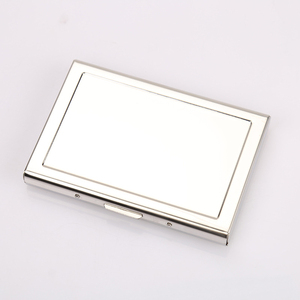 Coffre-fort automatique en acier inoxydable, étui de carte de crédit avec blocage RFID, boîte <span class=keywords><strong>métallique</strong></span> portable pour hommes - Product Image 5