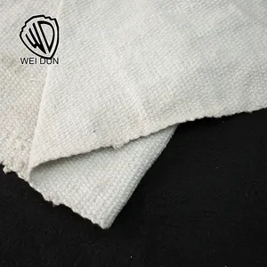 Tecidos revestidos de cerâmica pano da fibra cerâmica refratária cobertor de isolamento térmico preço