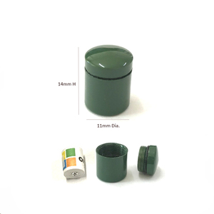 11*14mm al aire libre geocache de aluminio negro nano caché - Product Image 3