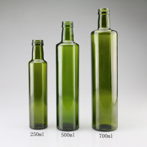 Vendita calda di colore verde scuro bottiglia di olio da <span class=keywords><strong>cucina</strong></span> quadrato di vetro 500 <span class=keywords><strong>ml</strong></span> bottiglie di vetro di olio di oliva - Product Image 5