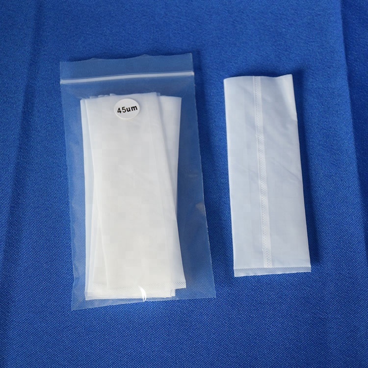 Forme adaptée aux besoins du client Taille De Qualité Alimentaire OEM 90 Microns En Nylon Maille Filtre Sac