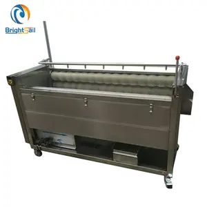 industrial automatic cassava potato washing and peeling machine