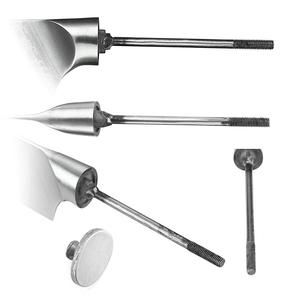 Couteau de cuisine forgé à la main, couteau de <span class=keywords><strong>chef</strong></span> damas japonais vierge, matériel tranchant Santoku pain dentelé Nakiri Gyuto - Product Image 6