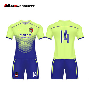 Cheap soccer uniform, blank soccer jersey, full sublimation soccer training uniform - Product Image 4
