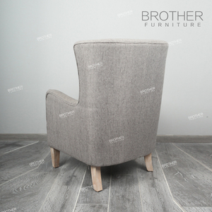 <span class=keywords><strong>Muebles</strong></span> para <span class=keywords><strong>el</strong></span> hogar Grey tela antigua habitación ala silla - Product Image 5