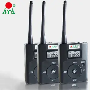 2019 Mini Xách Tay FM Transmitter MP3 Phát Sóng Đài Phát Thanh Cho Cuộc Họp Đài Phát Thanh Transmitter