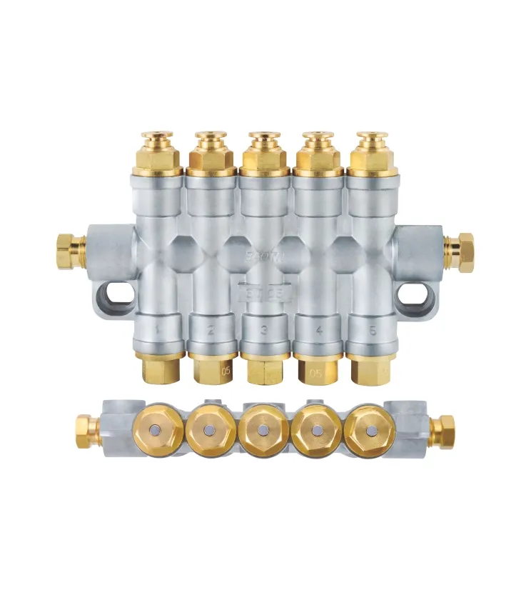 BAOTN quantified decompression quick bite type distributor 10outlets lubricating fitting