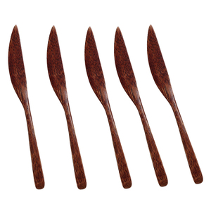 클래식 도매 수제 주방 식기 밤나무 나무 잼 버터 스프레더 - Product Image 1
