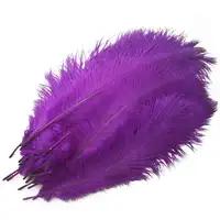 Violet Plumes D'autruche Plumes 12-14 pouces (30-35 cm) en Vrac pour Gatsby Centres De Fête De Mariage Décorations