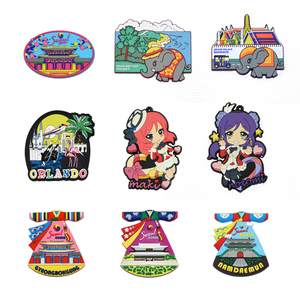 souvenir personalizados 3d promocional ciudades super fuerte decoración del hogar regalo personalizado 3D imán de nevera - Product Image 1